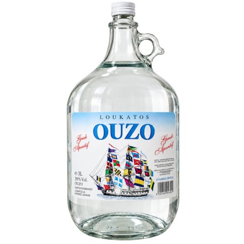 Ouzo Loukatos 38% 5,0l Loukatos