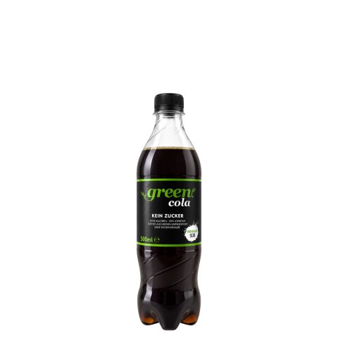 Green Cola zuckerfrei 0,5l EINWEG Pfandflasche