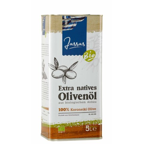 Jassas Bio Olivenöl 5,0l GR-BIO-17 B-WARE