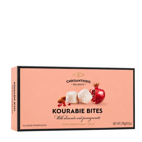 Mini-Kourabiedes mit Mandeln & Granatapfel 200g Chrisanthidis