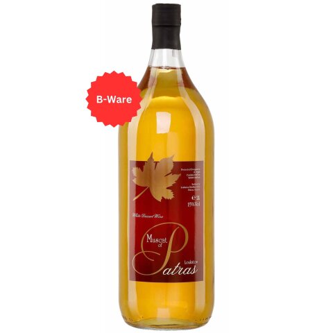 [B-WARE] Muskat aus Patras P.D.O. weiß 2,0l Loukatos
